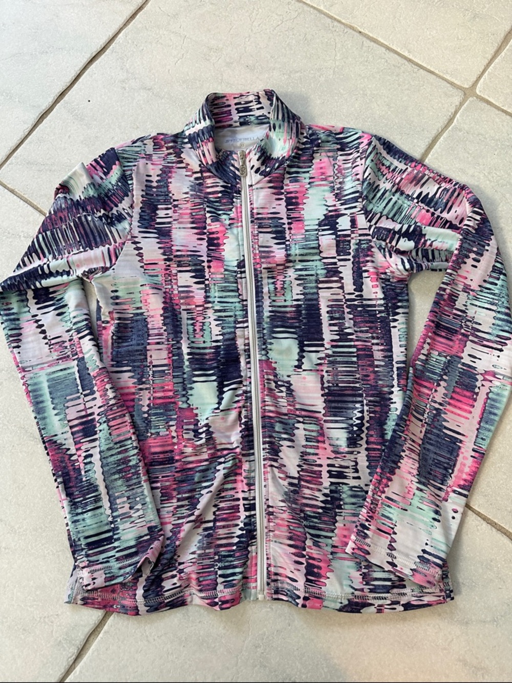 Sofibella UV Feather Outerwear Women's Zip Up Golf Tennis XS